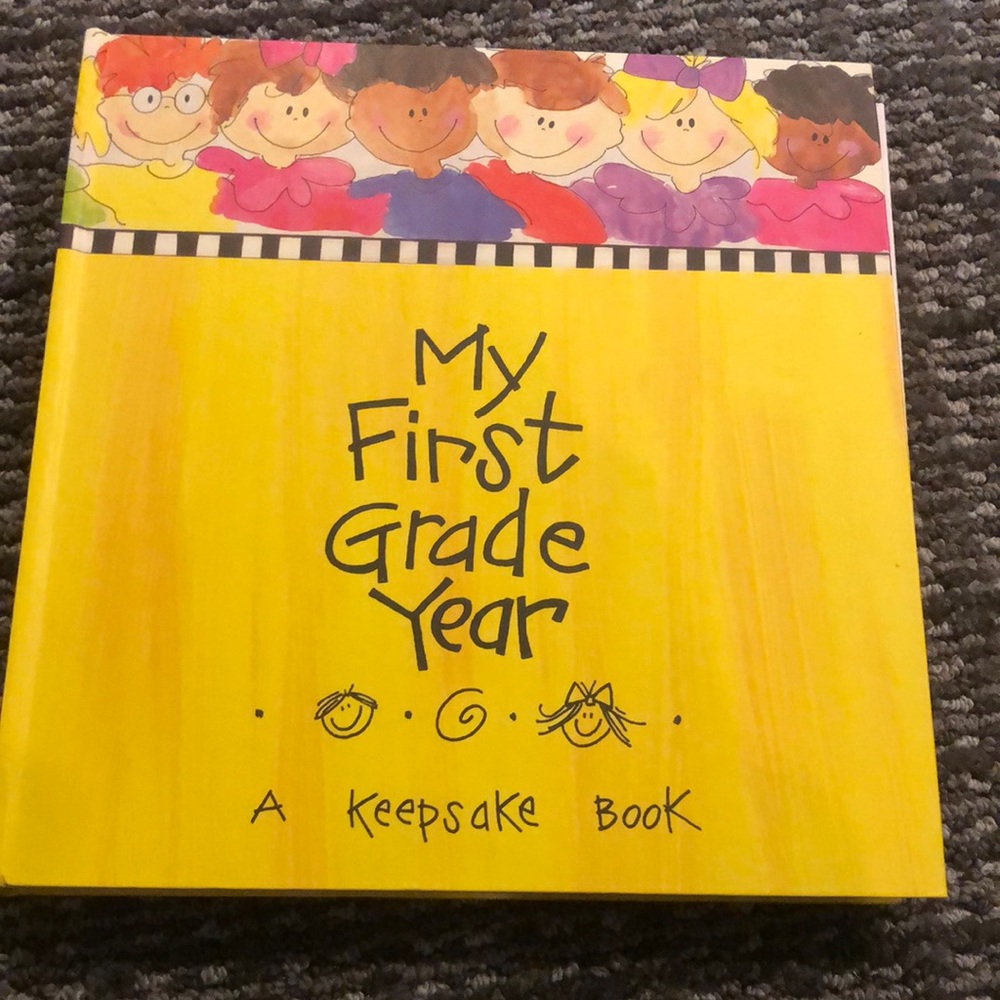 My First Grade Year keepsake book
